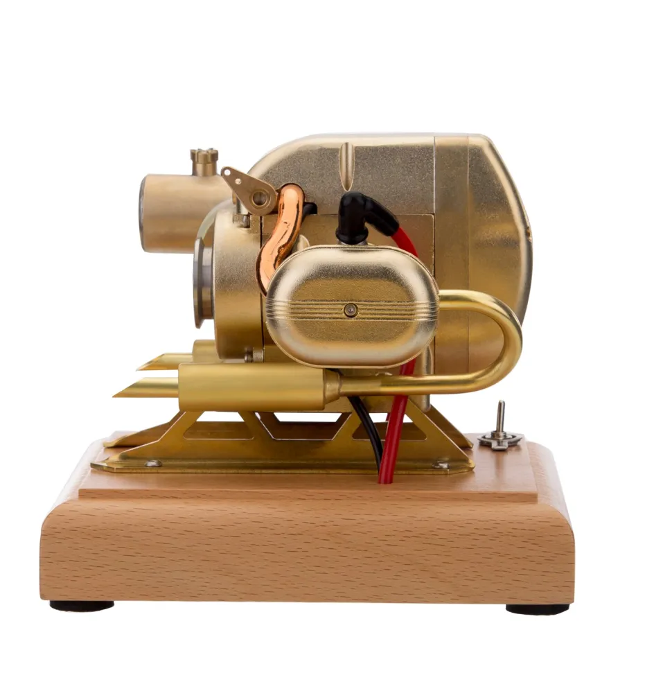 R90S 3.2cc Mini Gasoline Engine 2-Cylinder 4-Stroke Motorcycle Internal Combustion Engine ICE Engine Model