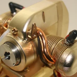 R90S 3.2cc Mini Gasoline Engine 2-Cylinder 4-Stroke Motorcycle Internal Combustion Engine ICE Engine Model