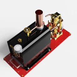 RW-BL1K Mini Reversible Reciprocating Single-Cylinder Live Steam Engine Kit with Boiler DIY Kit