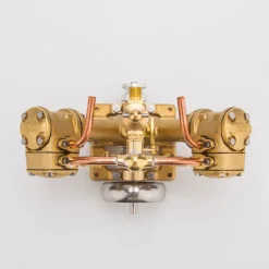 RW-V2 Mini V-Shape Double Cylinder Steam Engine Model for 70-130cm Steamship