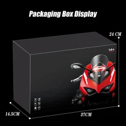 1/7 Scale Alloy Dynamic Motorcycle Model V4 Top Edition with Ignition System & Smoke Spray