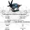 1/6 Scale C130 FDM 3D-Printed Variable-Pitch Turboprop Engine Model, STEM Educational Tool