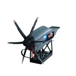 1/6 Scale C130 FDM 3D-Printed Variable-Pitch Turboprop Engine Model, STEM Educational Tool