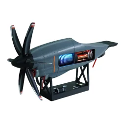1/6 Scale C130 FDM 3D-Printed Variable-Pitch Turboprop Engine Model, STEM Educational Tool