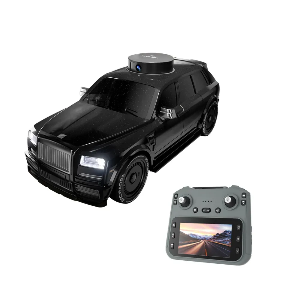 1/20 Scale FPV RC Car with Screen Controller, 720P HD Camera, 270° Rotating Camera, One-Key Drift-RTR Version