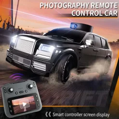 1/20 Scale FPV RC Car with Screen Controller, 720P HD Camera, 270° Rotating Camera, One-Key Drift-RTR Version