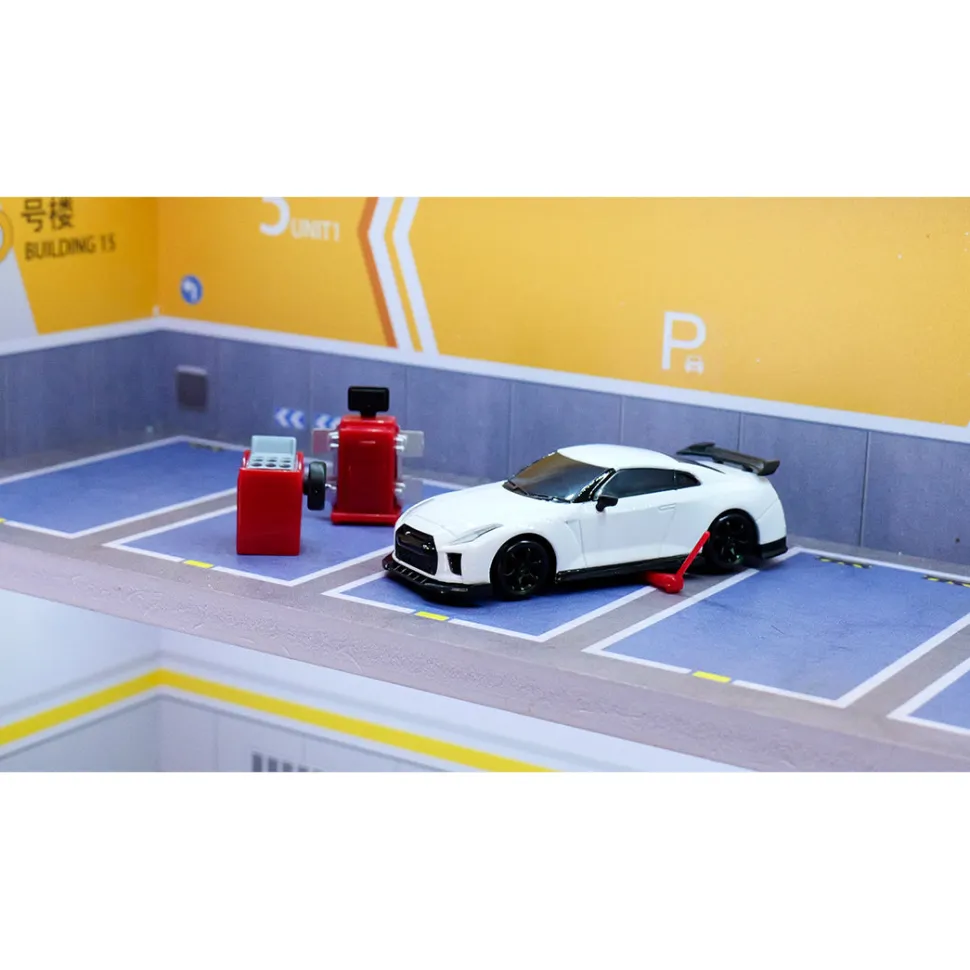 1/64 Scale 2.4G 4CH 4WD Half-Proportional Steering RC Drift Car with Realistic Brake Calipers