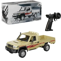 1/14 Scale 2.4G Full-Proportional RC Pickup Truck with Independent Suspension and Adjustable Gear Settings