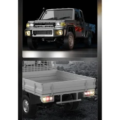 1/14 Scale 2.4G Full-Proportional RC Pickup Truck with Independent Suspension and Adjustable Gear Settings