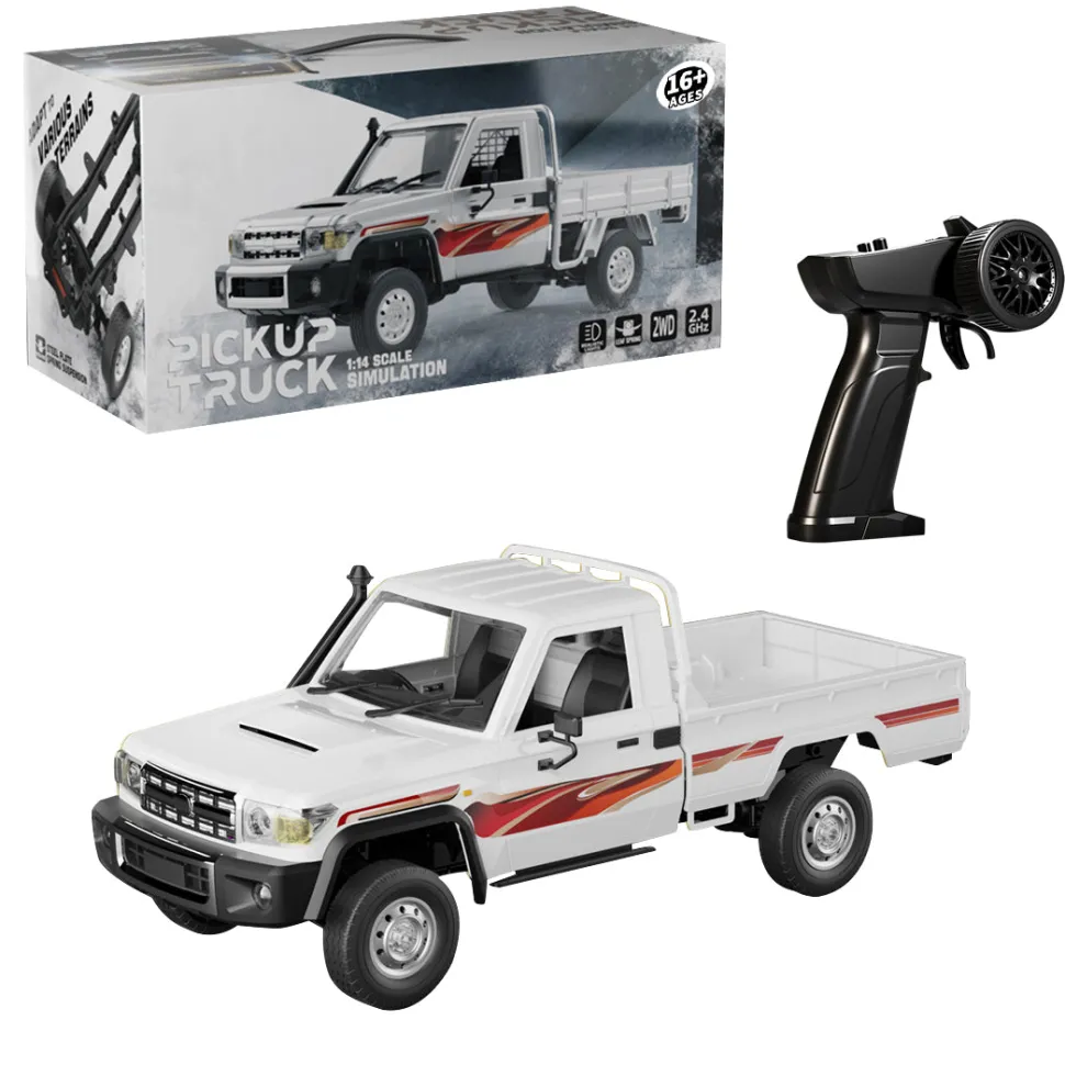 1/14 Scale 2.4G Full-Proportional RC Pickup Truck with Independent Suspension and Adjustable Gear Settings
