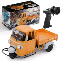 1/10 Scale 2.4G Full-Proportional RC Three-Wheeler with Real Sound, Lights & Gears