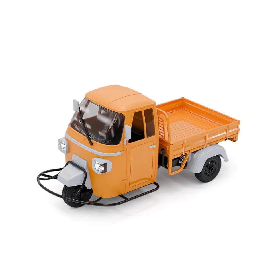 1/10 Scale 2.4G Full-Proportional RC Three-Wheeler with Real Sound, Lights & Gears