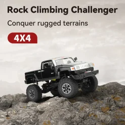 1/24 Scale 2.4G Full-Time 4WD Full-Proportional RC Off-Road Car Miniature Model Gifts
