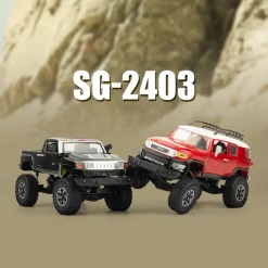 1/24 Scale 2.4G Full-Time 4WD Full-Proportional RC Off-Road Car Miniature Model Gifts