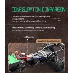 1/16 Scale 2.4GHz Full-Proportional Pickup-Style RC Crawler