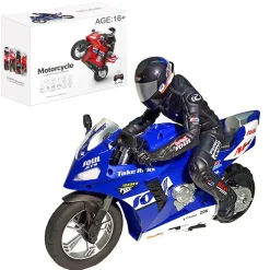 1/6 Scale 2.4GHz RC Dual-Motor Electric Two-Wheel Self-Balancing Motorcycle Model with Six-Axis Gyroscope