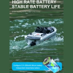 1/12 Scale 2.4G 8KM/H RC Karting Boat Model RTR Version