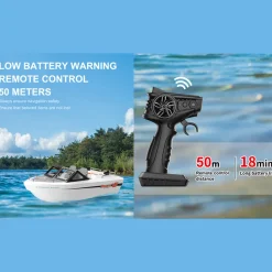 1/12 Scale 2.4G 8KM/H RC Karting Boat Model RTR Version