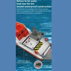1/32 Scale 2.4G 8KM/H RC Rescue Boat Model RTR Version