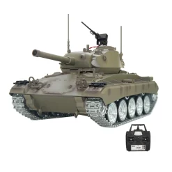 1/16 Scale 2.4G RC US M24 Light Tank Model With Smoke and Sound Effects