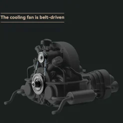 1/12 Scale 2.4G Type 82 RC Barrel Vehicle Model with 4-Wheel Independent Suspension