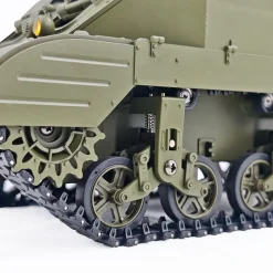 1/16 Scale 2.4G U.S. M8 Self-Propelled Howitzer RC Simulation Tank Model with Sound and Lights, Telescoping Smoke, Dual-Speed Modes