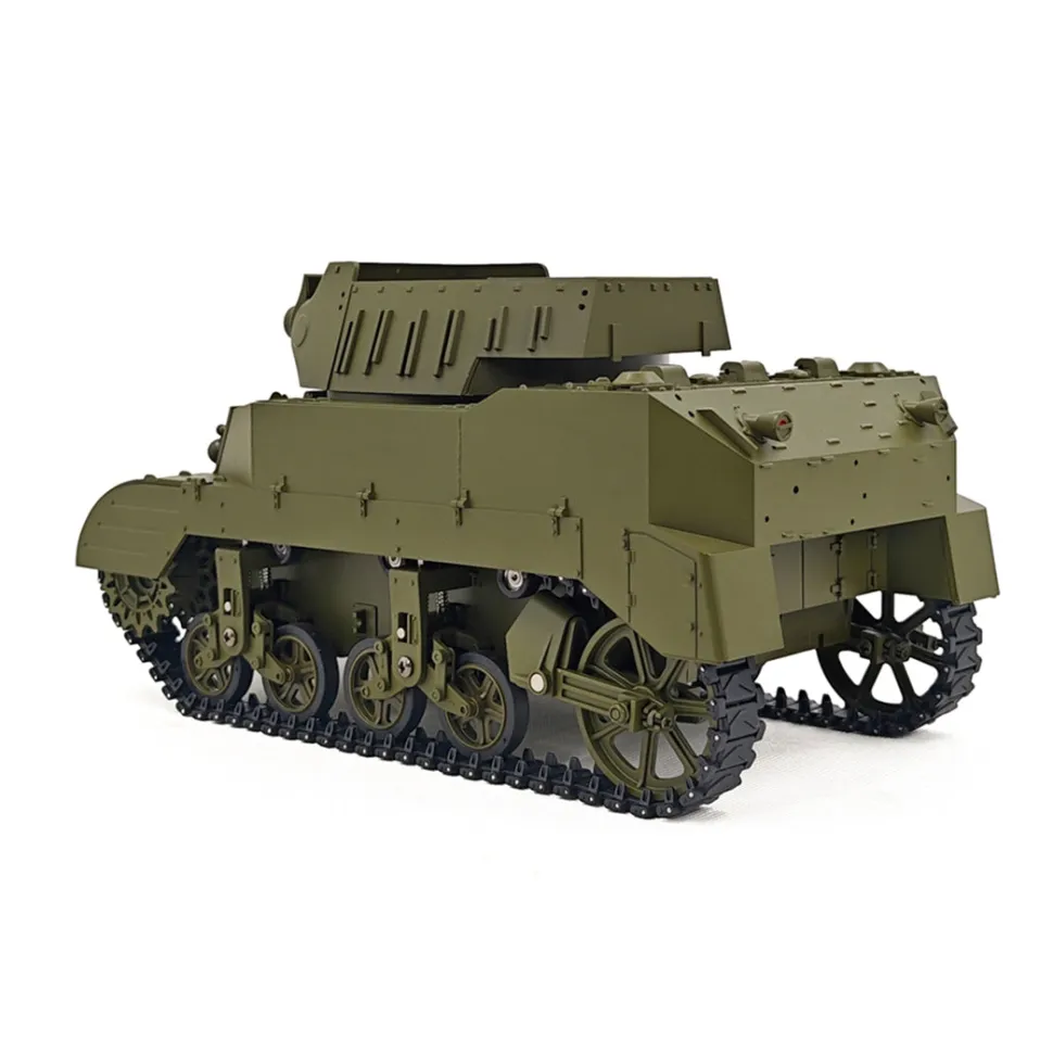 1/16 Scale 2.4G U.S. M8 Self-Propelled Howitzer RC Simulation Tank Model with Sound and Lights, Telescoping Smoke, Dual-Speed Modes