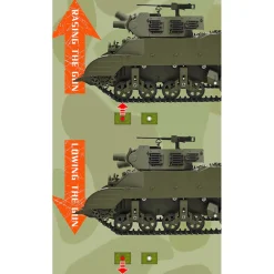 1/16 Scale 2.4G U.S. M8 Self-Propelled Howitzer RC Tank Model with Sound and Lights, Telescoping Smoke, Dual-Speed Modes
