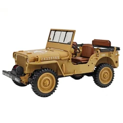 1/14 Scale 2.4G U.S. Willys RC Simulation Off-Road Car Model with Dual-Speed Switching