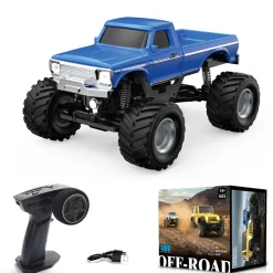 1/36 Scale 2.4G 4WD Proportional RC Off-Road Car – LED Lights, Long Battery Life