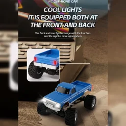 1/36 Scale 2.4G 4WD Proportional RC Off-Road Car – LED Lights, Long Battery Life