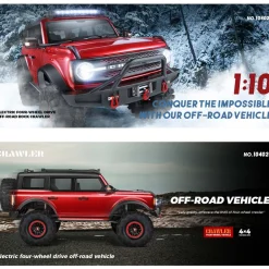 1/10 Scale 2.4G 4WD RC Off-Road Car RTR Version