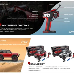1/10 Scale 2.4G 4WD RC Off-Road Car RTR Version