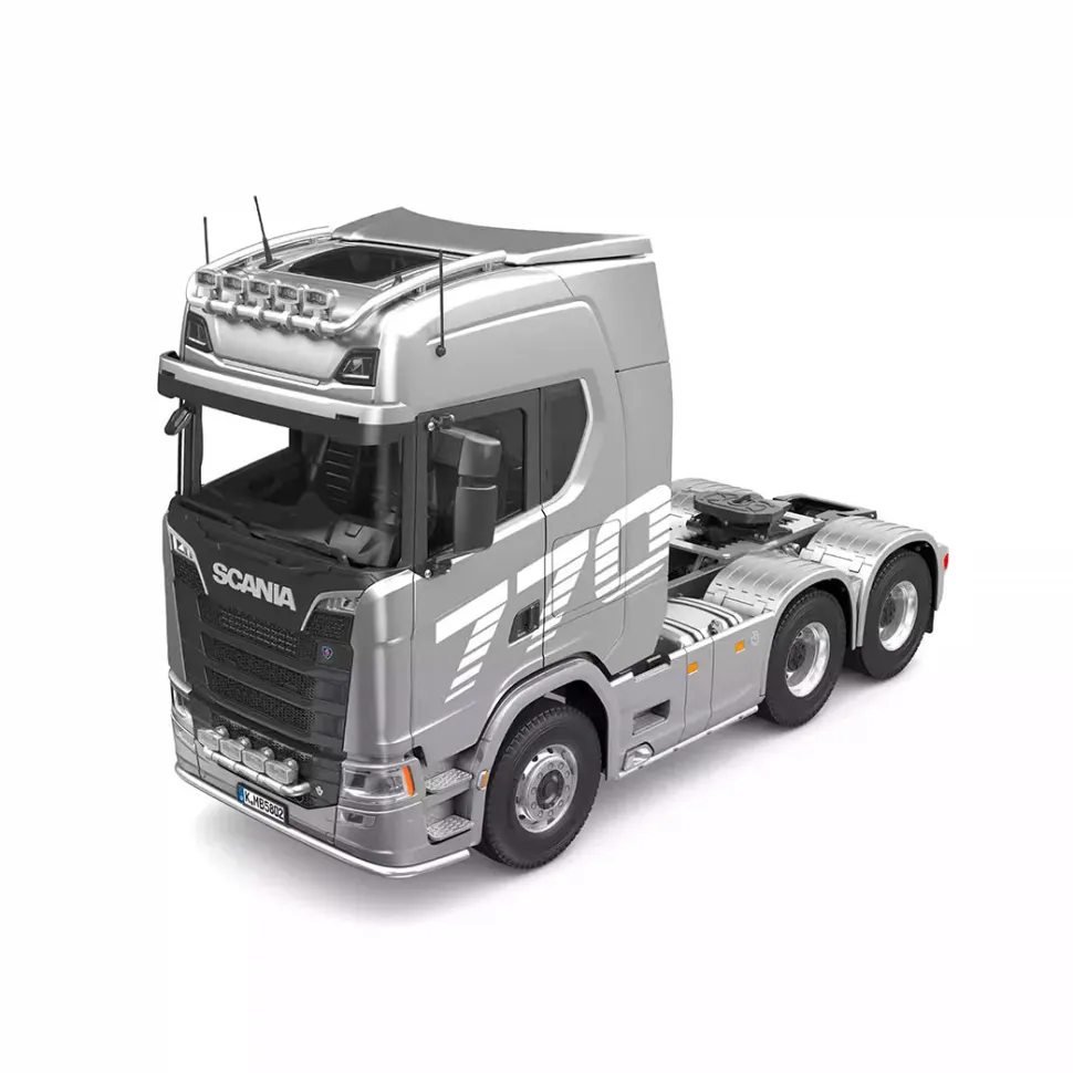 1/14 Scale 2.4G 6x6 All Wheel Drive Full-proportional RC Tractor Truck with 2-Speed and Realistic Sound and lights Gift for Boys