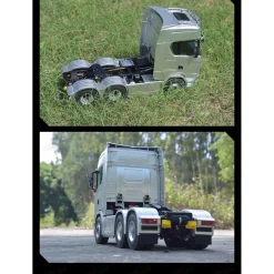 1/14 Scale 2.4G 6x6 All Wheel Drive Full-proportional RC Tractor Truck with 2-Speed and Realistic Sound and lights Gift for Boys