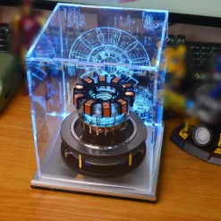 1:1 Scale MK1 Arc Reactor Floating Rotating LED Tech Desk Ornament