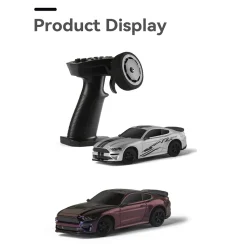 1/43 Scale 4WD RC Drift Car – Full-Proportional Control, Independent Suspension, LED Simulation Lights