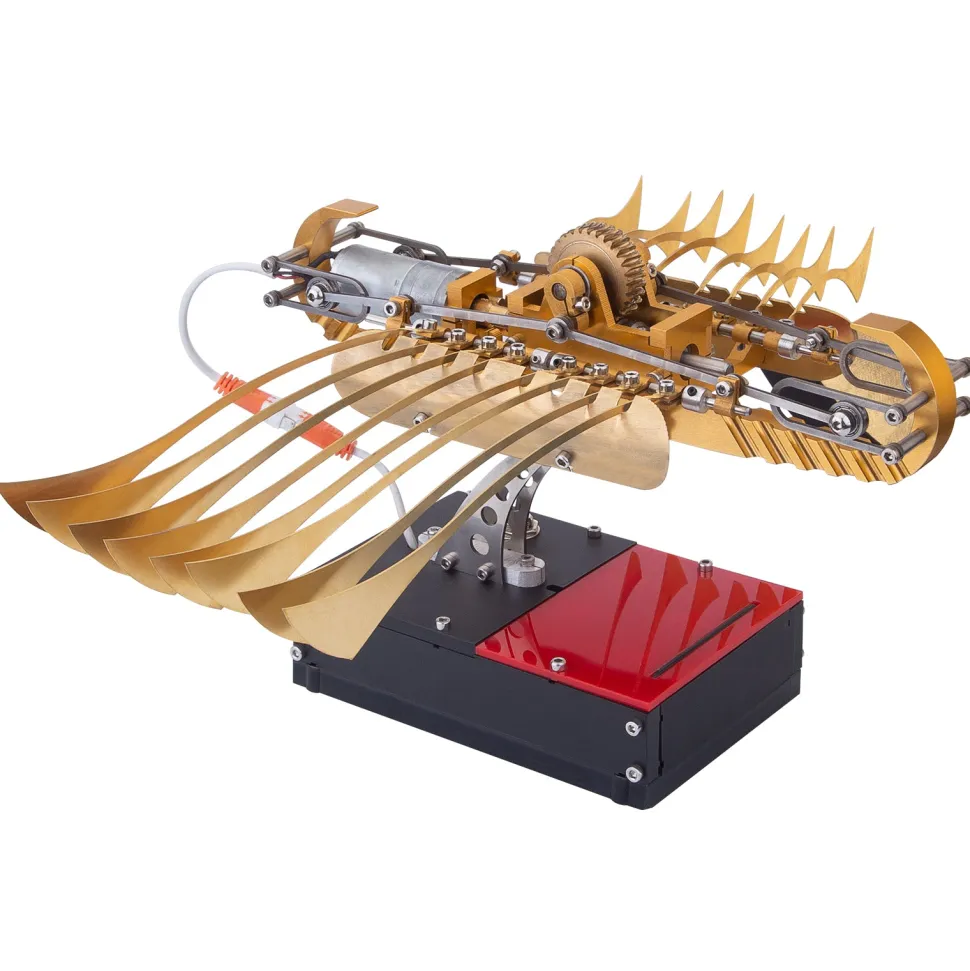 SeaArk Boat Model Kit That Works - Metal Ship Model Kit That Runs - Gear Drive Mechanical Model Boat Kit