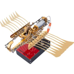 SeaArk Boat Model Kit That Works - Metal Ship Model Kit That Runs - Gear Drive Mechanical Model Boat Kit