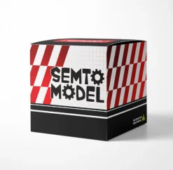 SEMTO ST-NF2 Engine 7cc SOHC Inline 2 Cylinders 4 Stroke Air Cooled Nitro Engine Model Kit - Build Your Own Engine that Works