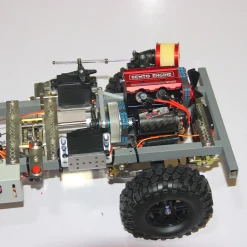 SEMTO ST-NF2 Engine 7cc SOHC Inline 2 Cylinders 4 Stroke Air Cooled Nitro Engine Model Kit - Build Your Own Engine that Works