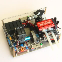 SEMTO ST-NF2 L2 Mini Gasoline Engine Model with 12V Generator & Stabilized Charging Module - Includes Base Ignition Set - One Key Start