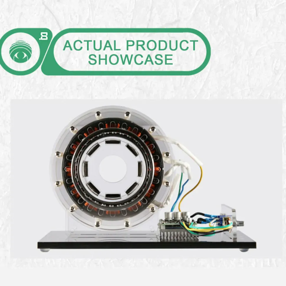 Shaftless Pump-Push Inner-Rotor Motor Model, High-Tech Teaching Demo Device