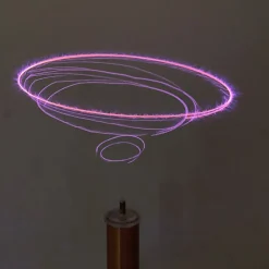 Singing Tesla Coil Music Kit Plasma Loudspeaker Wireless Transmission Experiment Desktop Toy Model - US Plug
