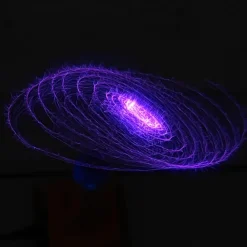 Singing Tesla Coil Music Kit Plasma Loudspeaker Wireless Transmission Experiment Desktop Toy Model - US Plug