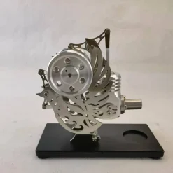Single Cylinder Stirling Engine Model with Flying Bird Design