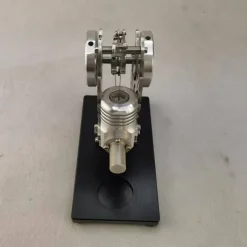 Single Cylinder Stirling Engine Model with Flying Bird Design
