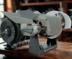 SKYMECHMAN 1/24 Scale A38X Turbofan Engine Model Kit - Build Your Own Turbofan Engine that Works