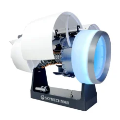 SKYMECHMAN 1/24 Scale A38X Turbofan Engine Model Kit - Build Your Own Turbofan Engine that Works