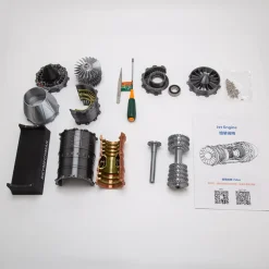 SKYMECHMAN 1/18 WS-15 Turbofan Engine Model Kit-Build Your Own Turbofan Engine that Works